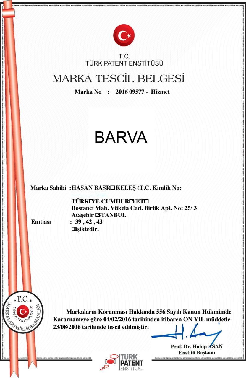 Faaliyet Belgesi veya Lisans